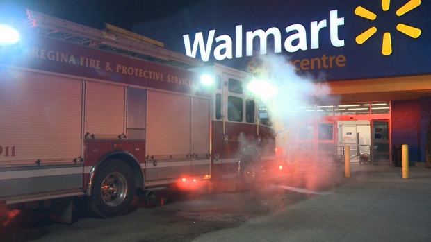 Walmart fire