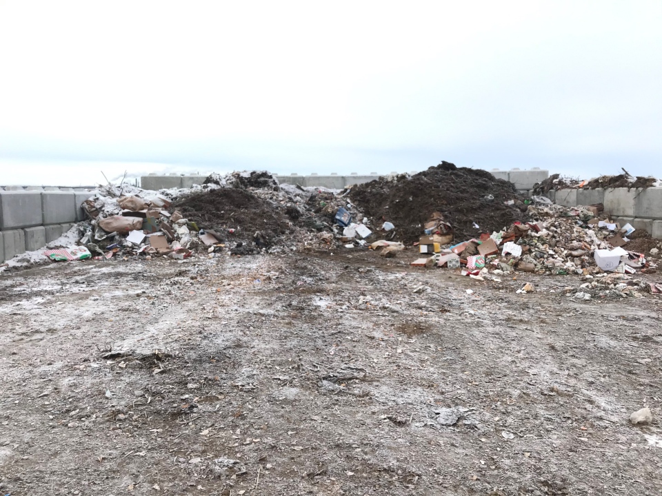 City of Regina's composting site