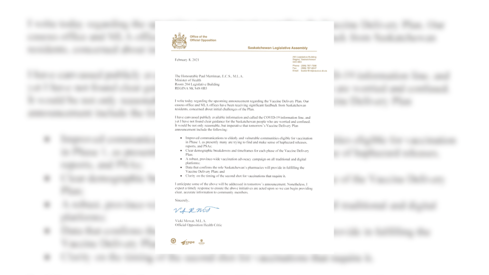 ndp letter to government